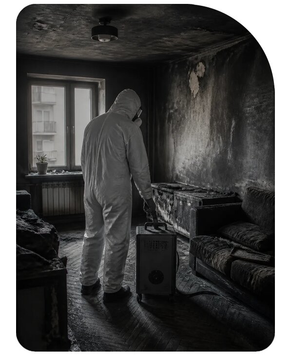 Устранение запаха после пожара в Прохладном по цене от 9208 р. | Сенат-Прх